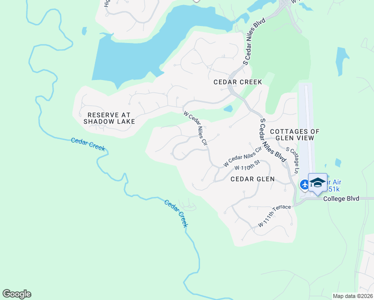 map of restaurants, bars, coffee shops, grocery stores, and more near 26674 West Greentree Court in Olathe