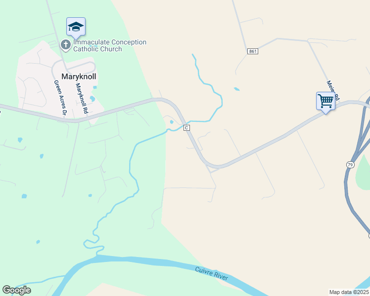 map of restaurants, bars, coffee shops, grocery stores, and more near 2314 State Highway C in Old Monroe