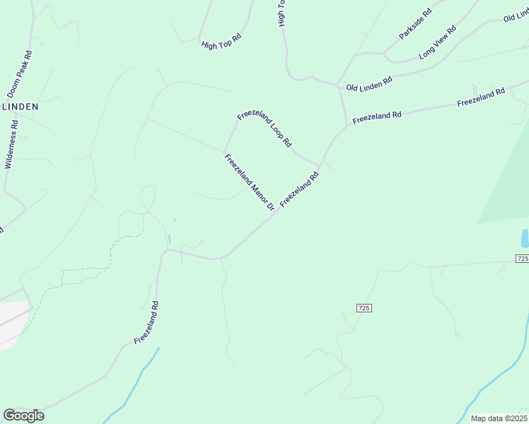 map of restaurants, bars, coffee shops, grocery stores, and more near 21 Freezeland Manor Drive in Linden