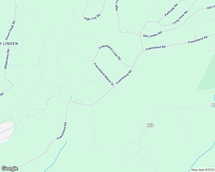 map of restaurants, bars, coffee shops, grocery stores, and more near 21 Freezeland Manor Drive in Linden