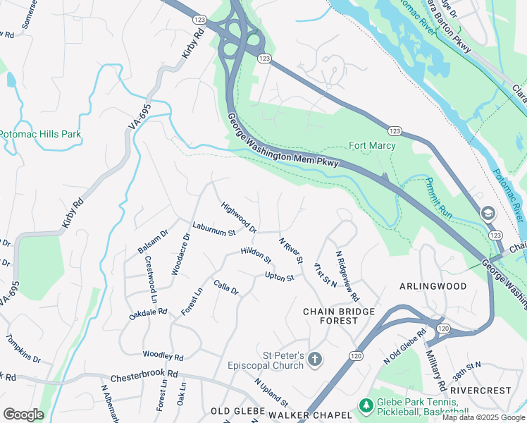 map of restaurants, bars, coffee shops, grocery stores, and more near 1407 Grady Randall Court in McLean