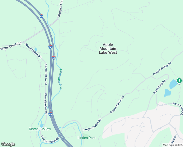 map of restaurants, bars, coffee shops, grocery stores, and more near 409 Applewood Drive in Front Royal