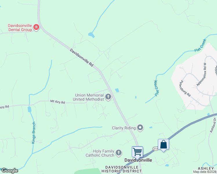 map of restaurants, bars, coffee shops, grocery stores, and more near Davidsonville Road in Davidsonville