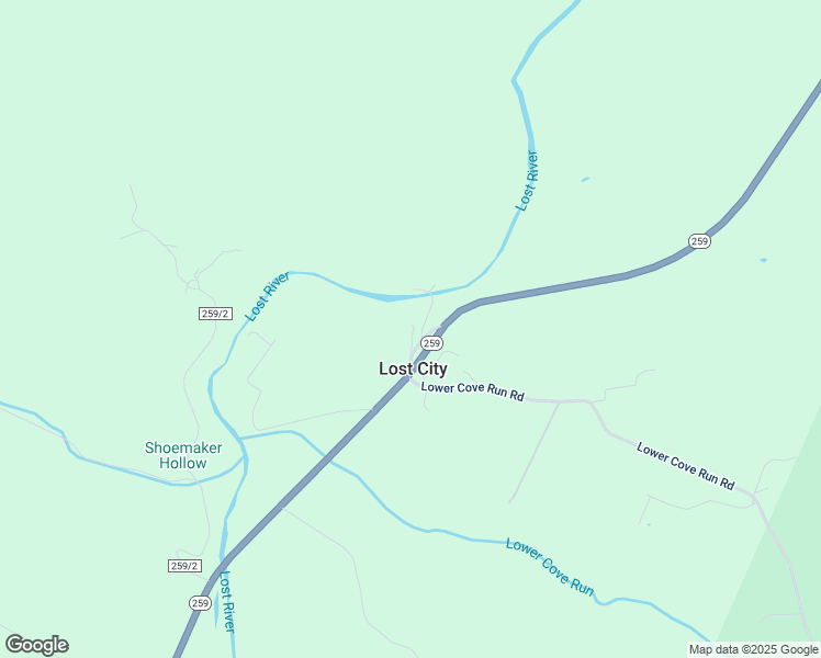 map of restaurants, bars, coffee shops, grocery stores, and more near 92 Lost City Drive in Lost City
