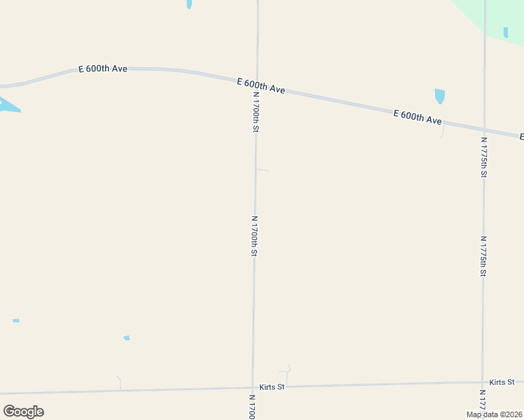 map of restaurants, bars, coffee shops, grocery stores, and more near 5622 North 1700th Street in Newton