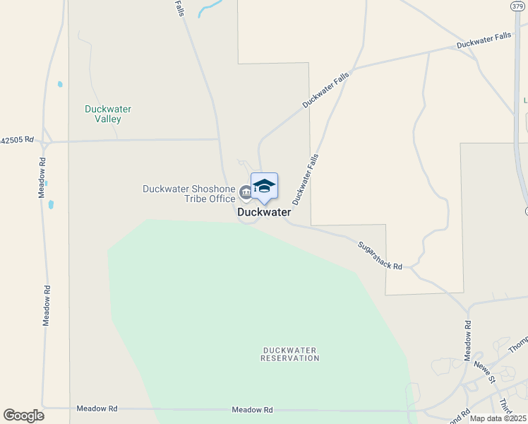 map of restaurants, bars, coffee shops, grocery stores, and more near in Duckwater