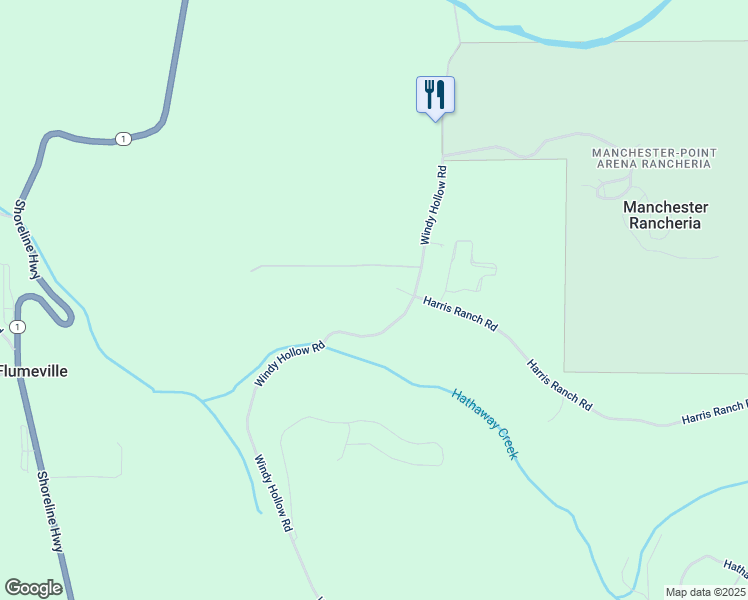 map of restaurants, bars, coffee shops, grocery stores, and more near in Iverson Indian Rancheria