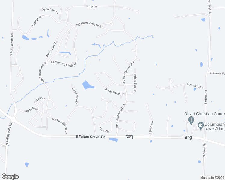 map of restaurants, bars, coffee shops, grocery stores, and more near 6305 Bridle Bend Drive in Columbia