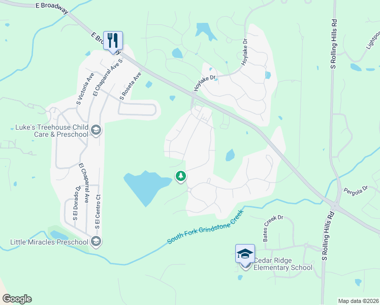 map of restaurants, bars, coffee shops, grocery stores, and more near 1580 South Berkley Drive in Columbia
