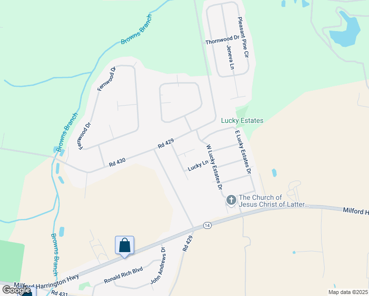 map of restaurants, bars, coffee shops, grocery stores, and more near 103 Kings Court in Harrington