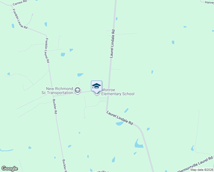 map of restaurants, bars, coffee shops, grocery stores, and more near 2149 Laurel Lindale Road in New Richmond