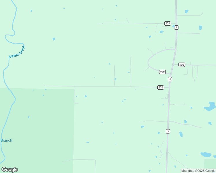 map of restaurants, bars, coffee shops, grocery stores, and more near County Road 252 in Callaway County