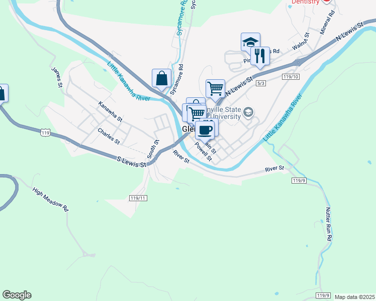 map of restaurants, bars, coffee shops, grocery stores, and more near 100-108 Conrad Ct in Glenville