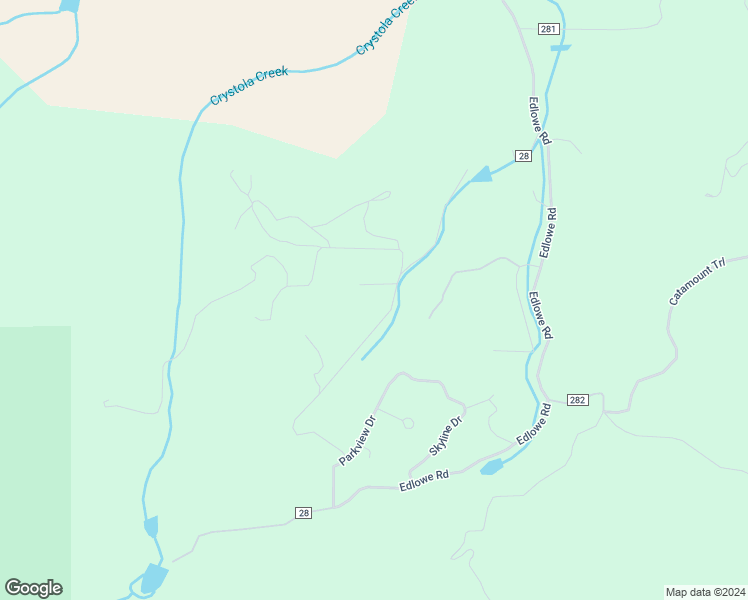 map of restaurants, bars, coffee shops, grocery stores, and more near 437 Winding Valley Drive in Woodland Park