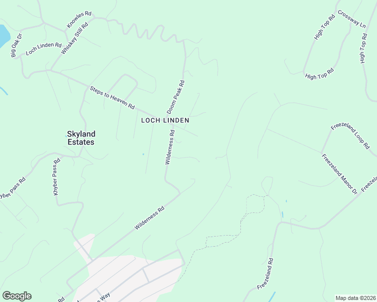 map of restaurants, bars, coffee shops, grocery stores, and more near 956 Wilderness Road in Linden