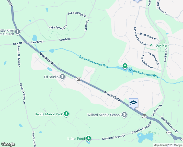 map of restaurants, bars, coffee shops, grocery stores, and more near 24730 Arapahoe Basin Place in Aldie