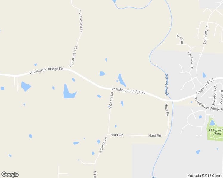 map of restaurants, bars, coffee shops, grocery stores, and more near 6100 West Gillespie Bridge Road in Columbia