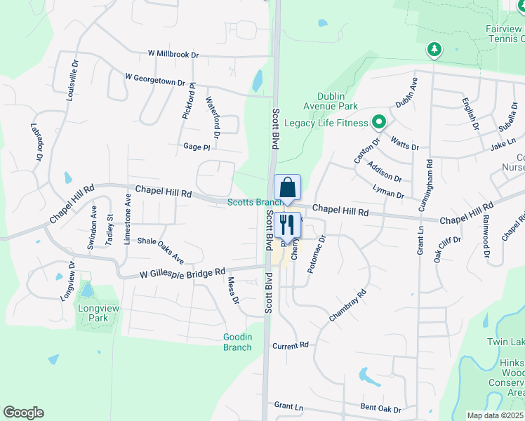 map of restaurants, bars, coffee shops, grocery stores, and more near 1904 Arlene Drive in Columbia