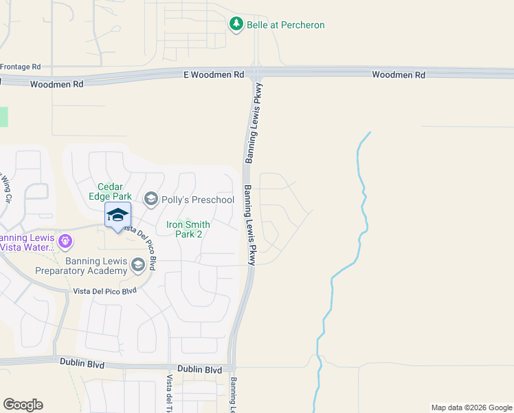 map of restaurants, bars, coffee shops, grocery stores, and more near Pacific Crest Drive in Colorado Springs