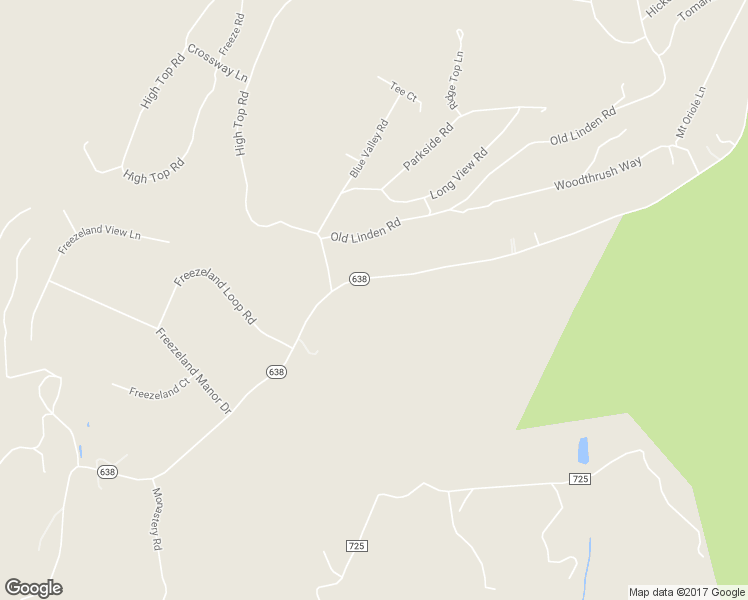 map of restaurants, bars, coffee shops, grocery stores, and more near 2844 Freezeland Road in Linden