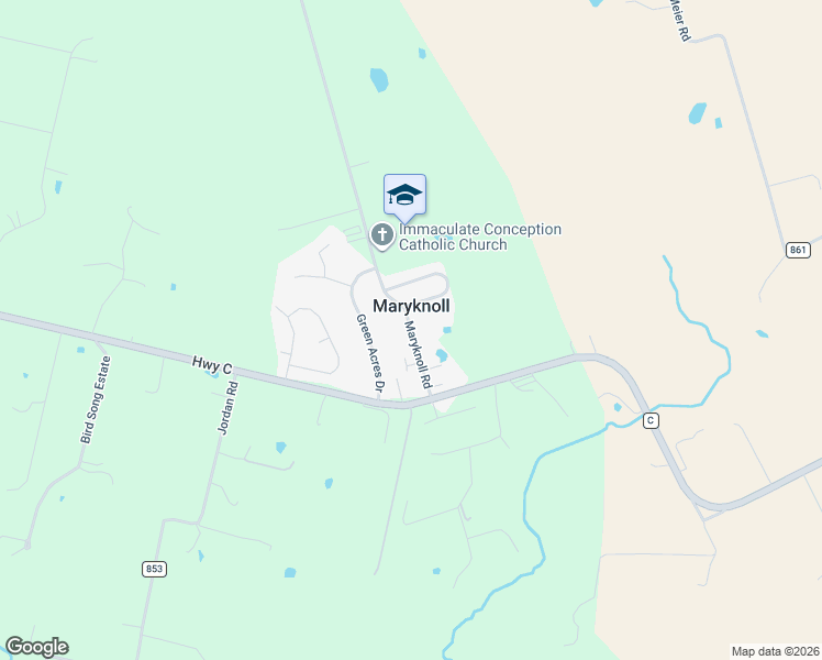 map of restaurants, bars, coffee shops, grocery stores, and more near in Old Monroe