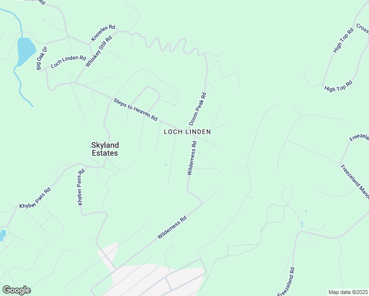map of restaurants, bars, coffee shops, grocery stores, and more near 987 Wilderness Road in Linden