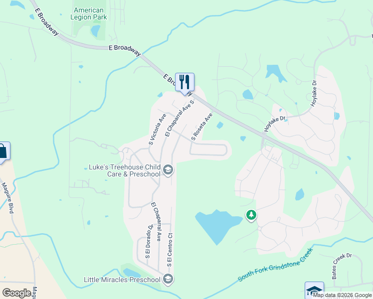 map of restaurants, bars, coffee shops, grocery stores, and more near 4265 Santa Anna Drive in Columbia