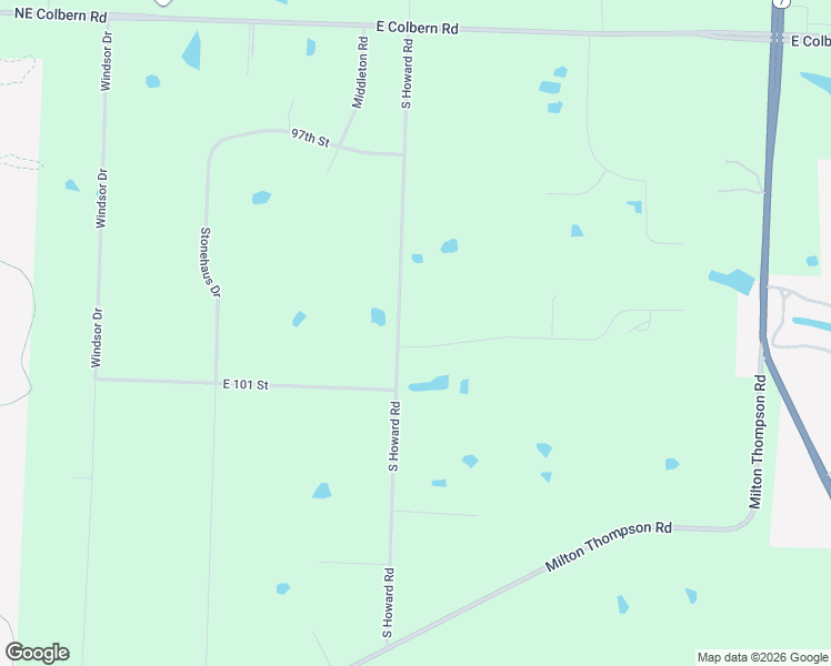 map of restaurants, bars, coffee shops, grocery stores, and more near 9919 Howard Road in Lee's Summit