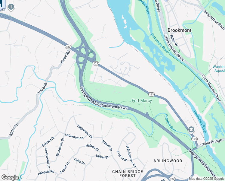 map of restaurants, bars, coffee shops, grocery stores, and more near 1330 Merrie Ridge Road in McLean
