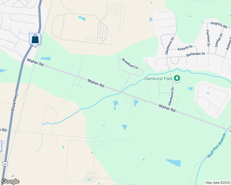 map of restaurants, bars, coffee shops, grocery stores, and more near 461 Maher Road in Walton