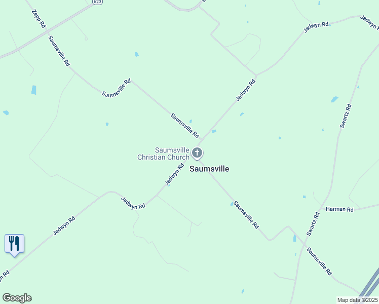 map of restaurants, bars, coffee shops, grocery stores, and more near 1192 Jadwyn Road in Maurertown