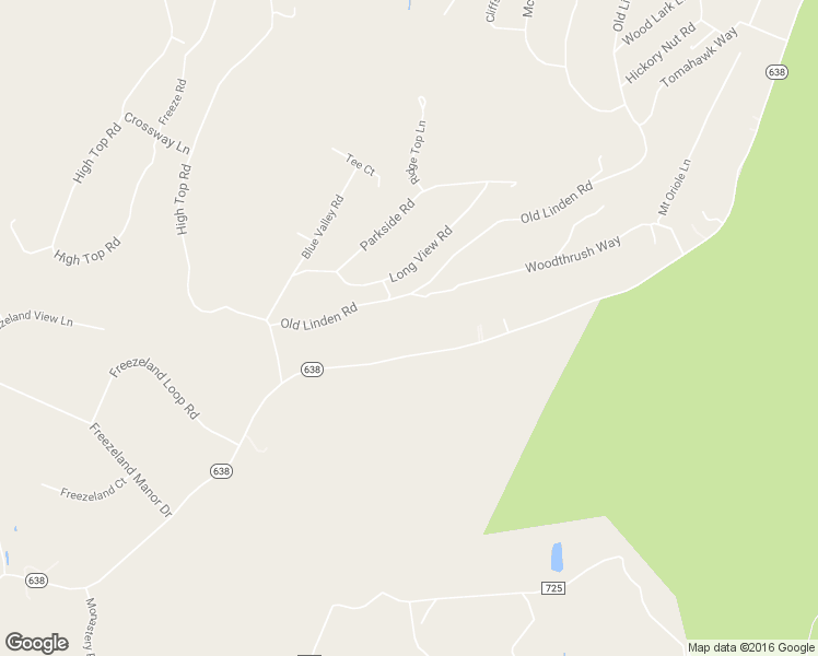 map of restaurants, bars, coffee shops, grocery stores, and more near 3041 Freezeland Road in Linden