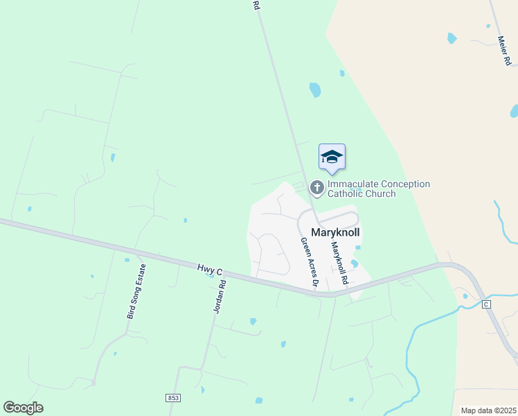 map of restaurants, bars, coffee shops, grocery stores, and more near 293 Emerald Court in Old Monroe