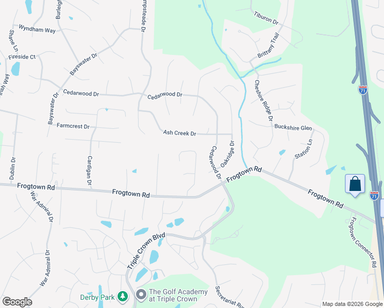 map of restaurants, bars, coffee shops, grocery stores, and more near 10213 Hamlet Court in Union