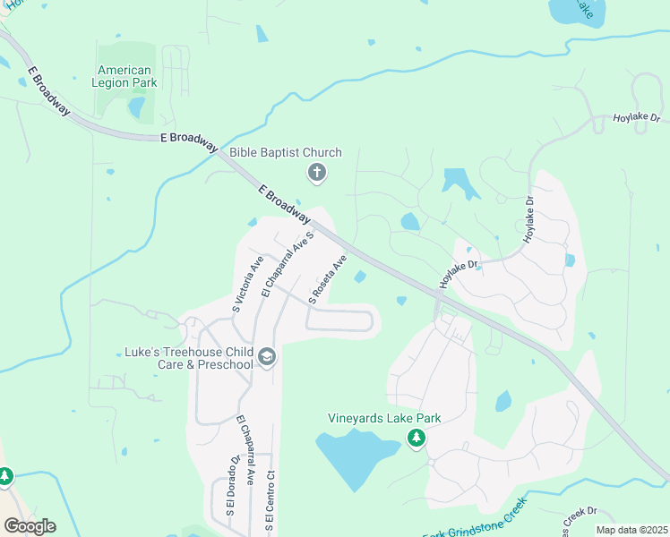 map of restaurants, bars, coffee shops, grocery stores, and more near 1100 South Roseta Avenue in Columbia