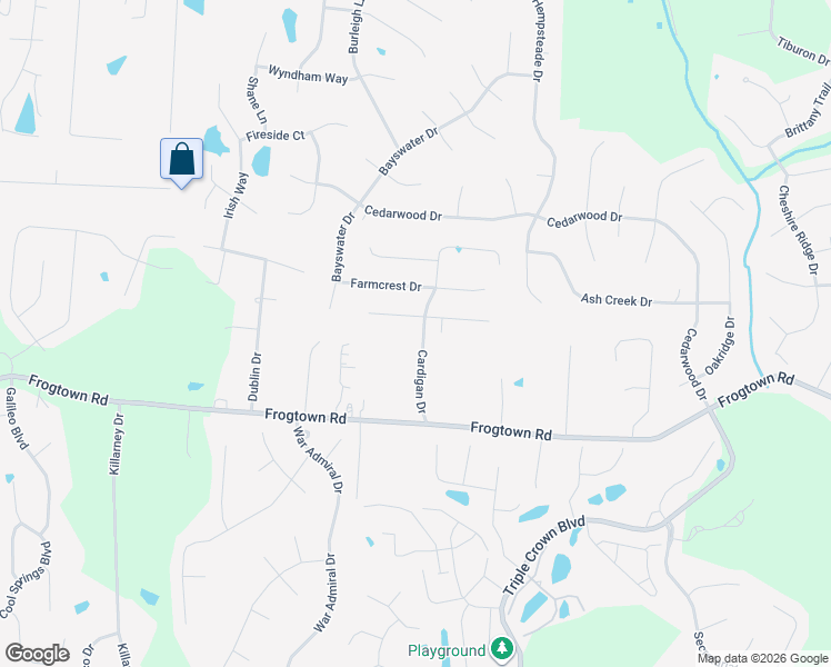 map of restaurants, bars, coffee shops, grocery stores, and more near 10253 Cardigan Dr in Union