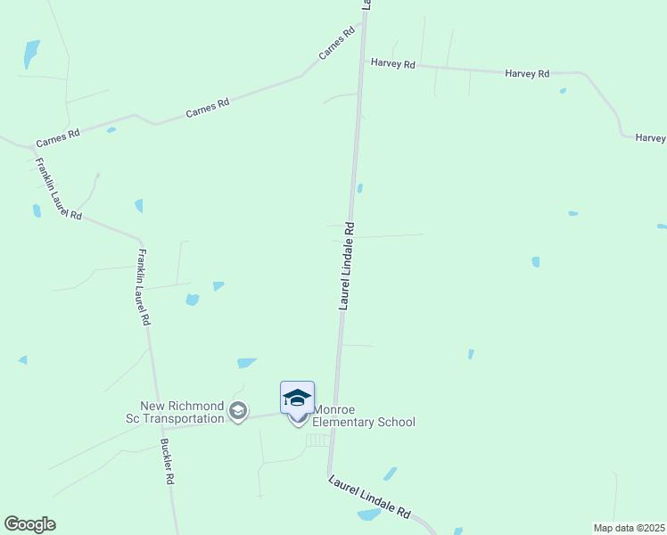 map of restaurants, bars, coffee shops, grocery stores, and more near 2227 Laurel Lindale Road in New Richmond