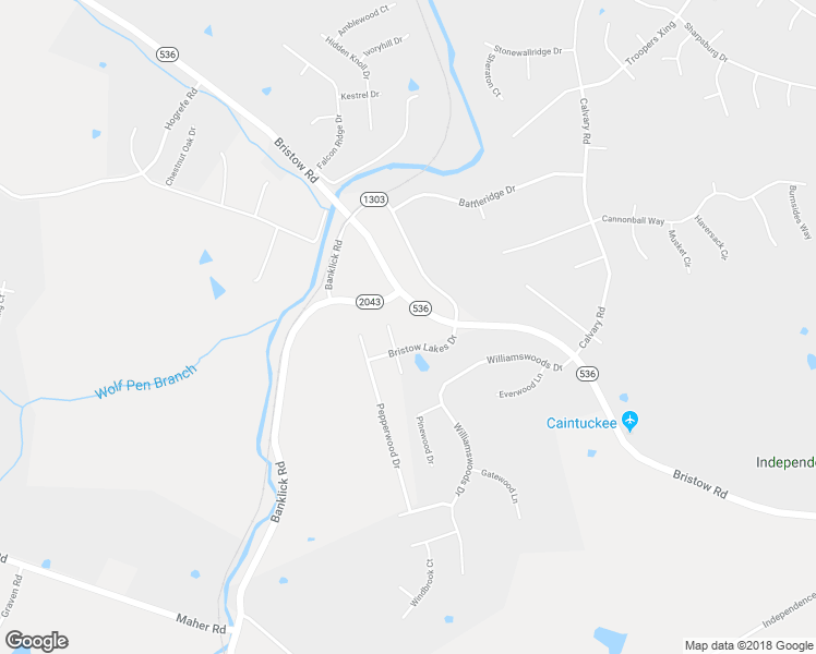 map of restaurants, bars, coffee shops, grocery stores, and more near 10536 Bristow Lakes Drive in Independence