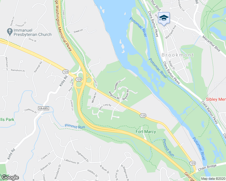 map of restaurants, bars, coffee shops, grocery stores, and more near 702 Belgrove Road in McLean