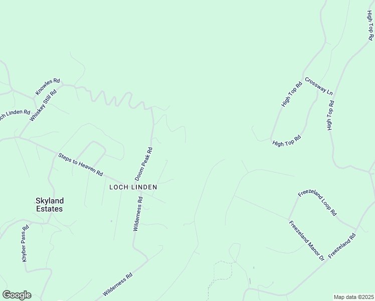 map of restaurants, bars, coffee shops, grocery stores, and more near 246 Marsden Heights Road in Skyland Estates