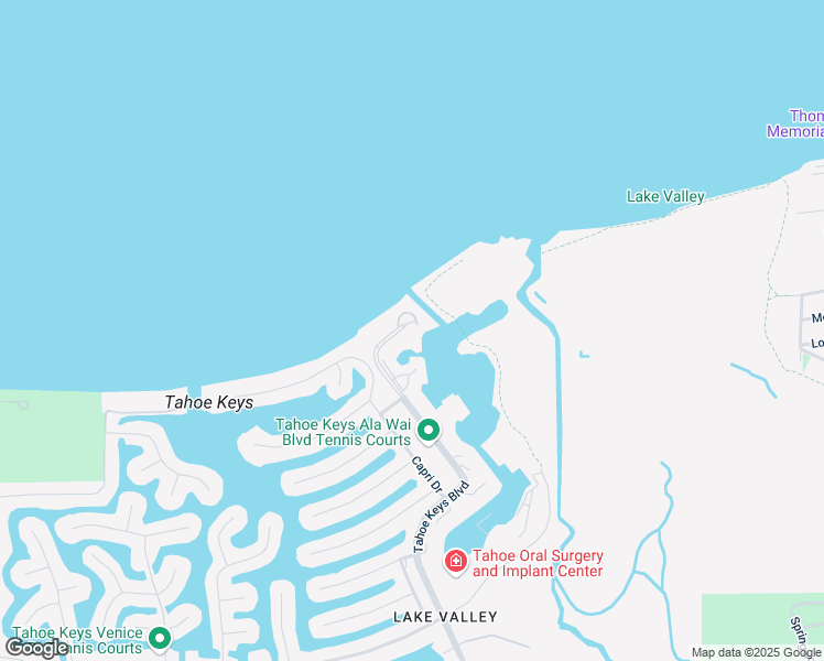 map of restaurants, bars, coffee shops, grocery stores, and more near 357 Ala Wai Boulevard in South Lake Tahoe