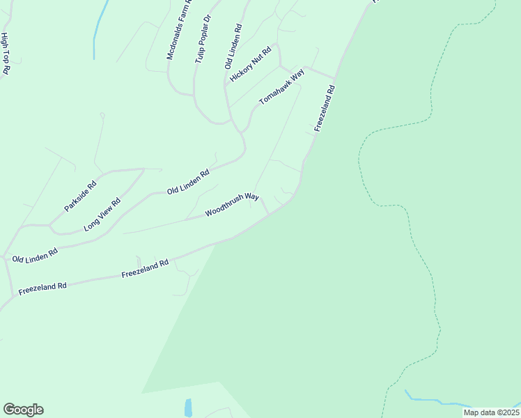 map of restaurants, bars, coffee shops, grocery stores, and more near 31 Woodthrush Way in Shenandoah Farms