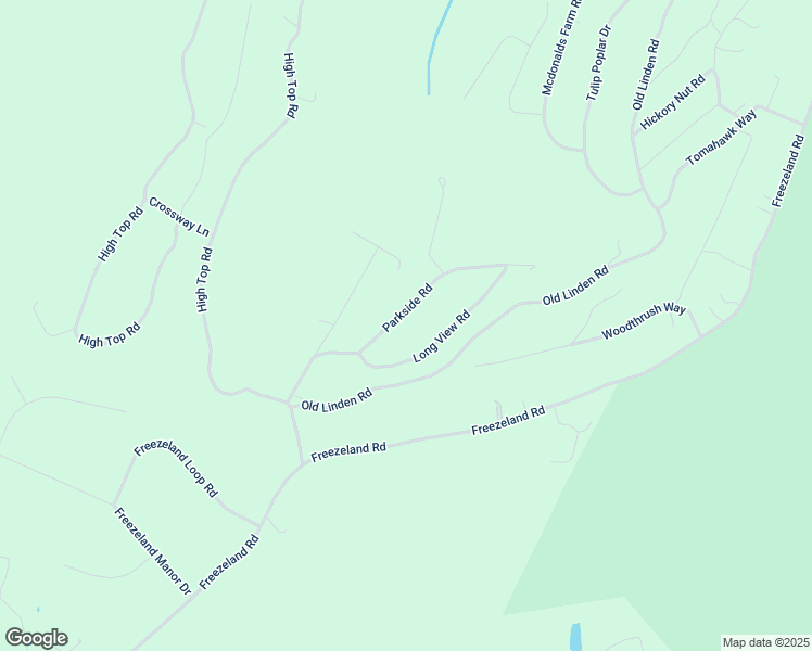 map of restaurants, bars, coffee shops, grocery stores, and more near 206 Parkside Road in Linden