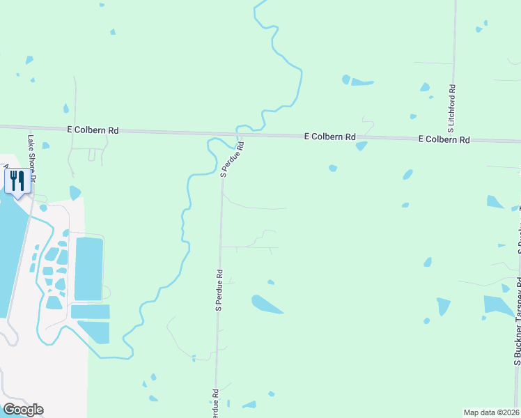 map of restaurants, bars, coffee shops, grocery stores, and more near 9701 South Perdue Road in Grain Valley