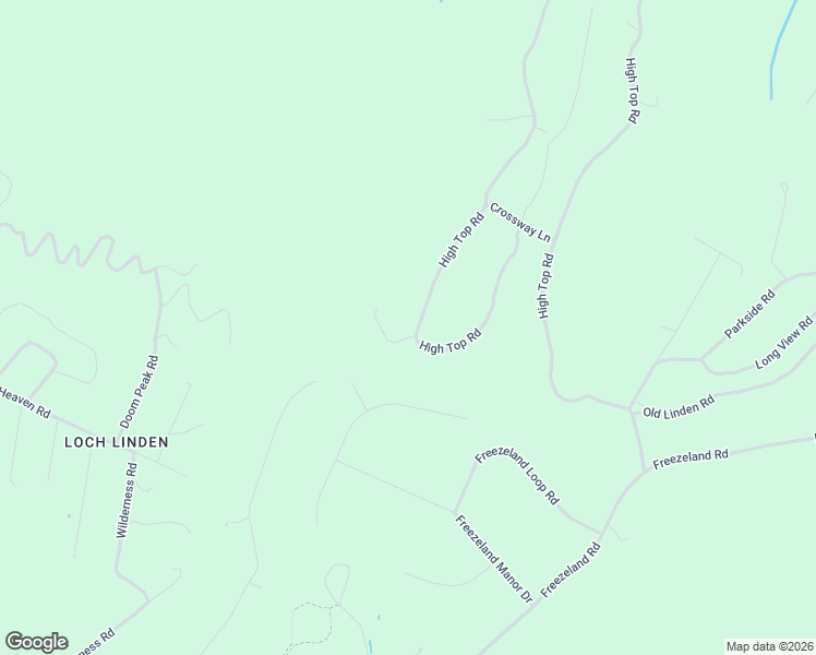 map of restaurants, bars, coffee shops, grocery stores, and more near 2428 High Top Road in Linden