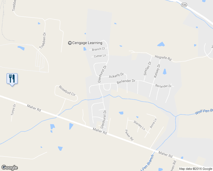 map of restaurants, bars, coffee shops, grocery stores, and more near 665 Berlander Drive in Independence