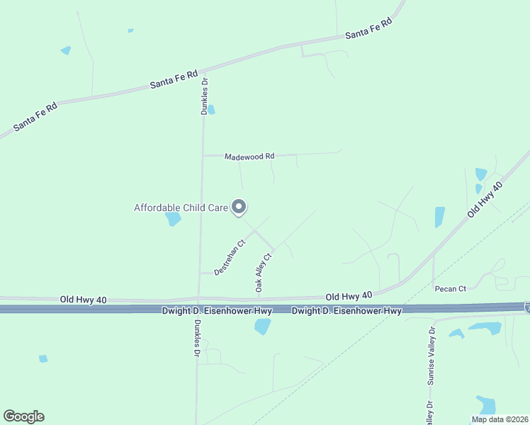map of restaurants, bars, coffee shops, grocery stores, and more near 13216 Destrehan Court in Boonville
