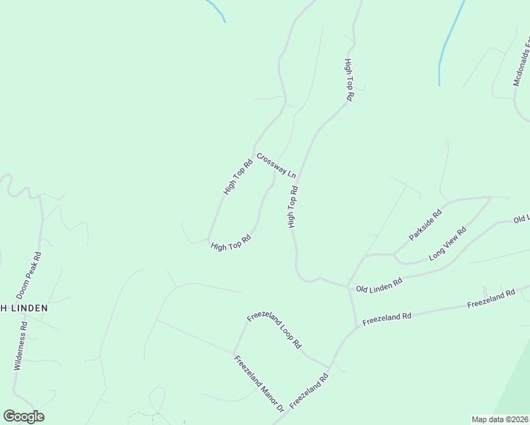 map of restaurants, bars, coffee shops, grocery stores, and more near 2628 High Top Road in Linden