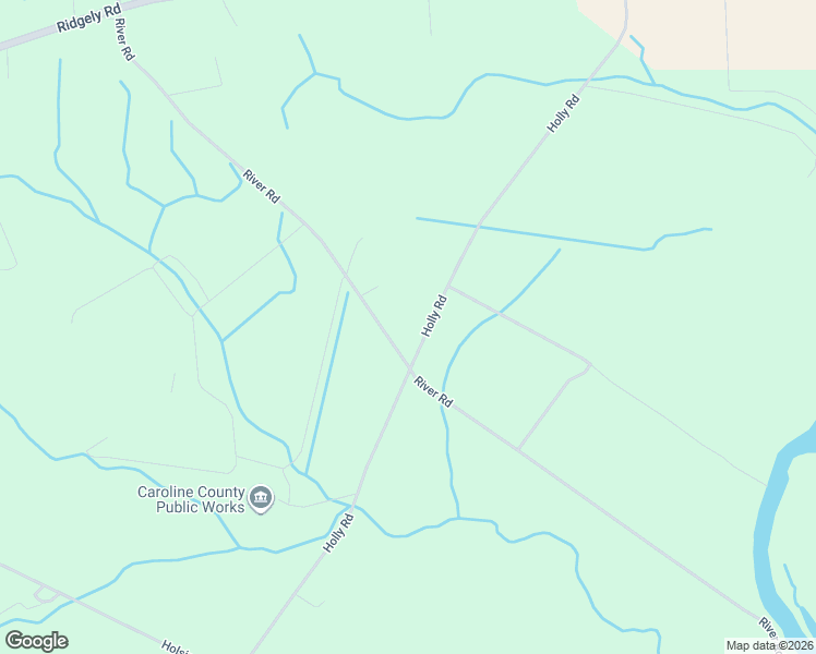 map of restaurants, bars, coffee shops, grocery stores, and more near 12104 Holly Road in Ridgely