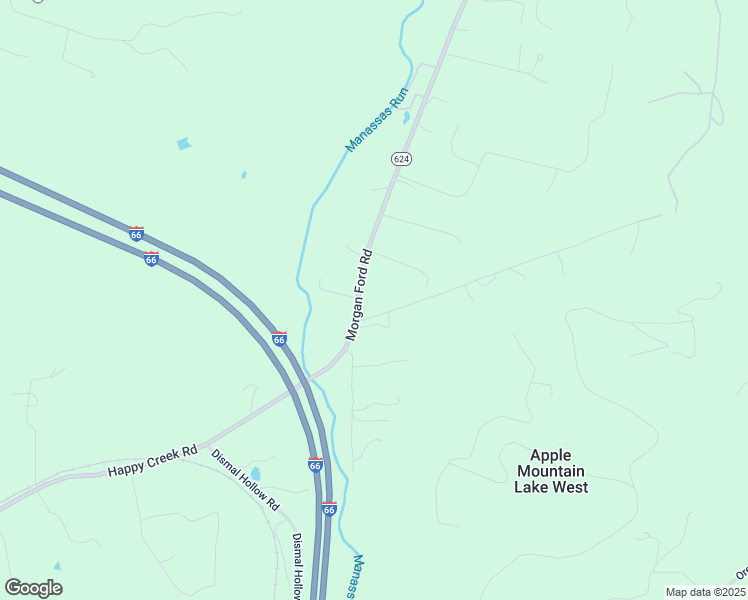 map of restaurants, bars, coffee shops, grocery stores, and more near 102 Morgan Ford Road in Front Royal
